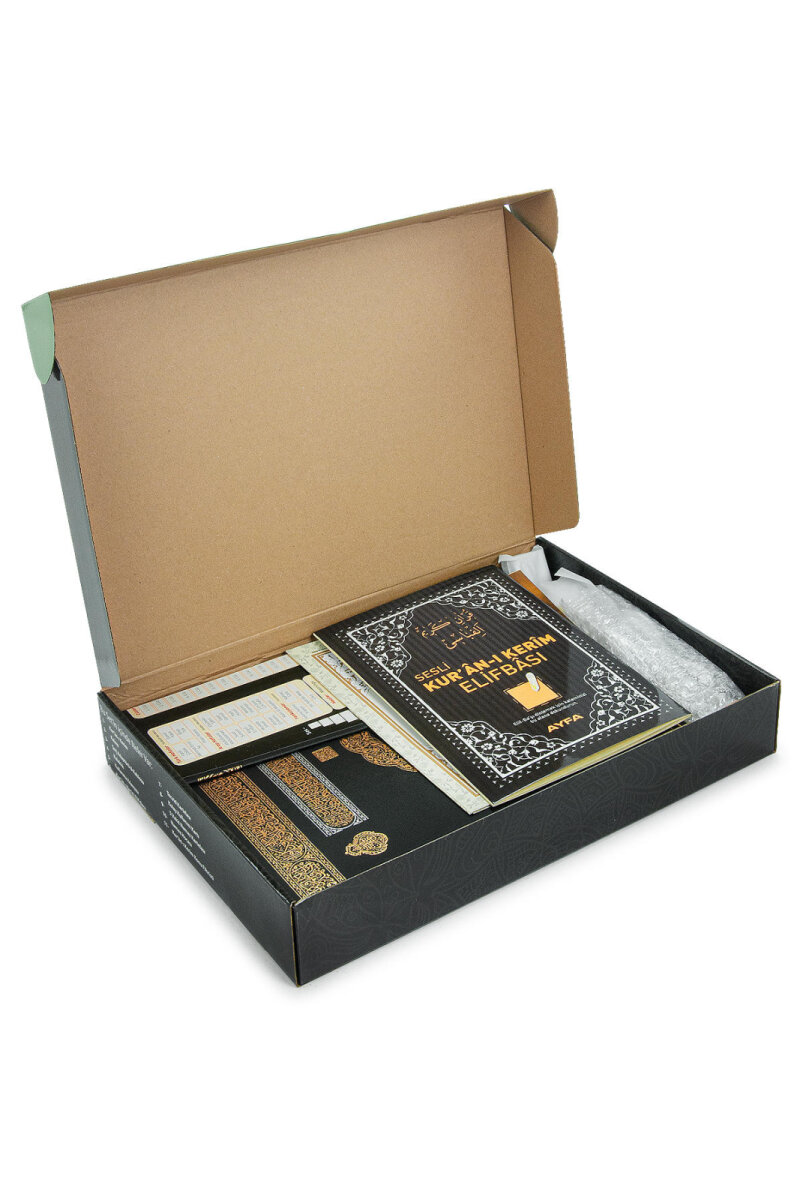 Kalemli Kuran Seti – Sesli Kuran Kalemi, Kuranı Kerim, Elifba ve Tecvid Kitaplı Eğitim Seti - 4