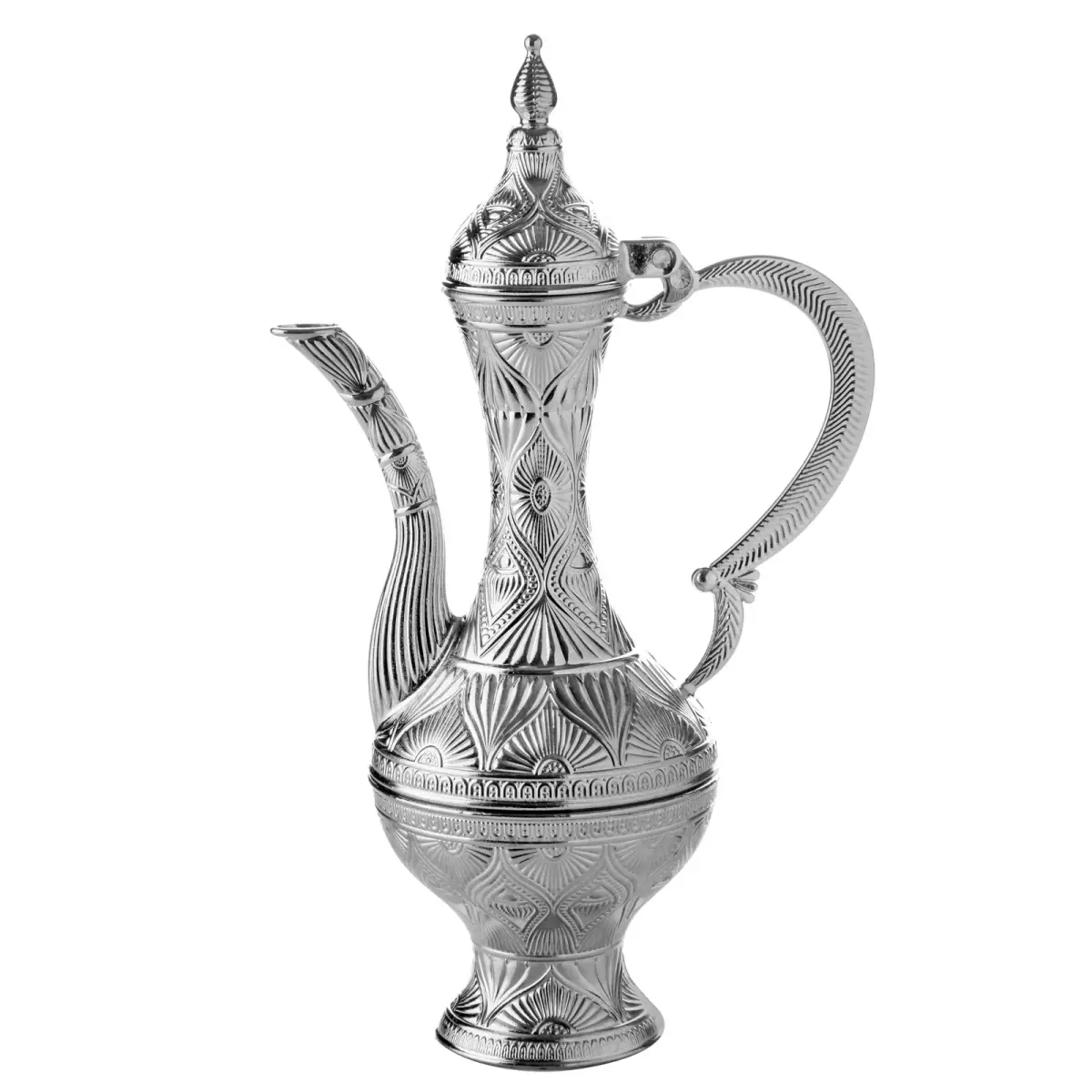 Gümüş Renk Dekoratif Tam Hediyelik 9 Parça Servis Takımı - 3