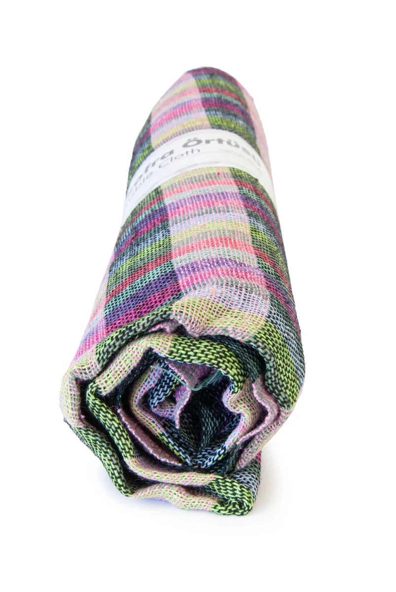 Kare Desen Piknik, Masa ve Sofra Örtüsü 140x140 cm - Pudra Pembe - 7