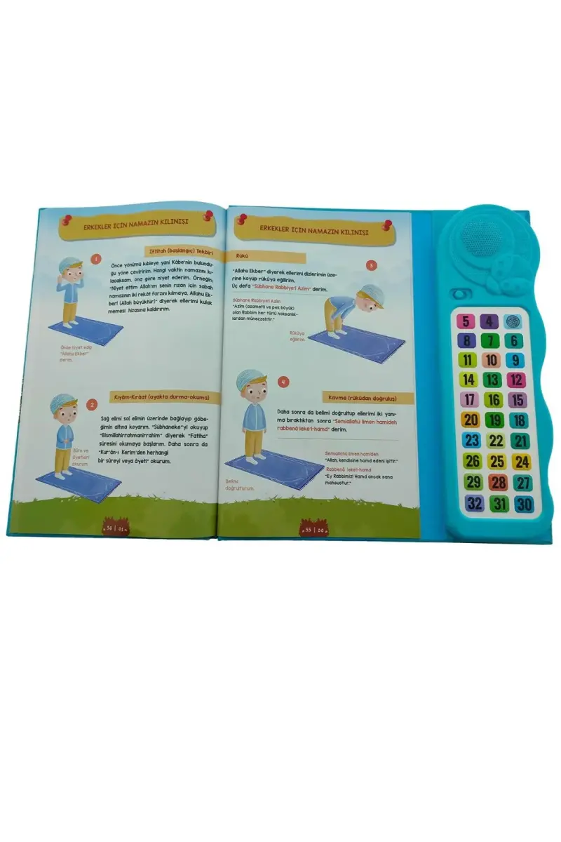 Kendi Kendime 10 Saat’de Kuran Öğreniyorum Sesli Cihazlı Kitap Mavi - 5