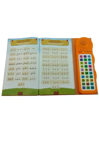 Kendi Kendime 10 Saat’de Kuran Öğreniyorum Sesli Cihazlı Kitap Turuncu - Bayramdan (1)