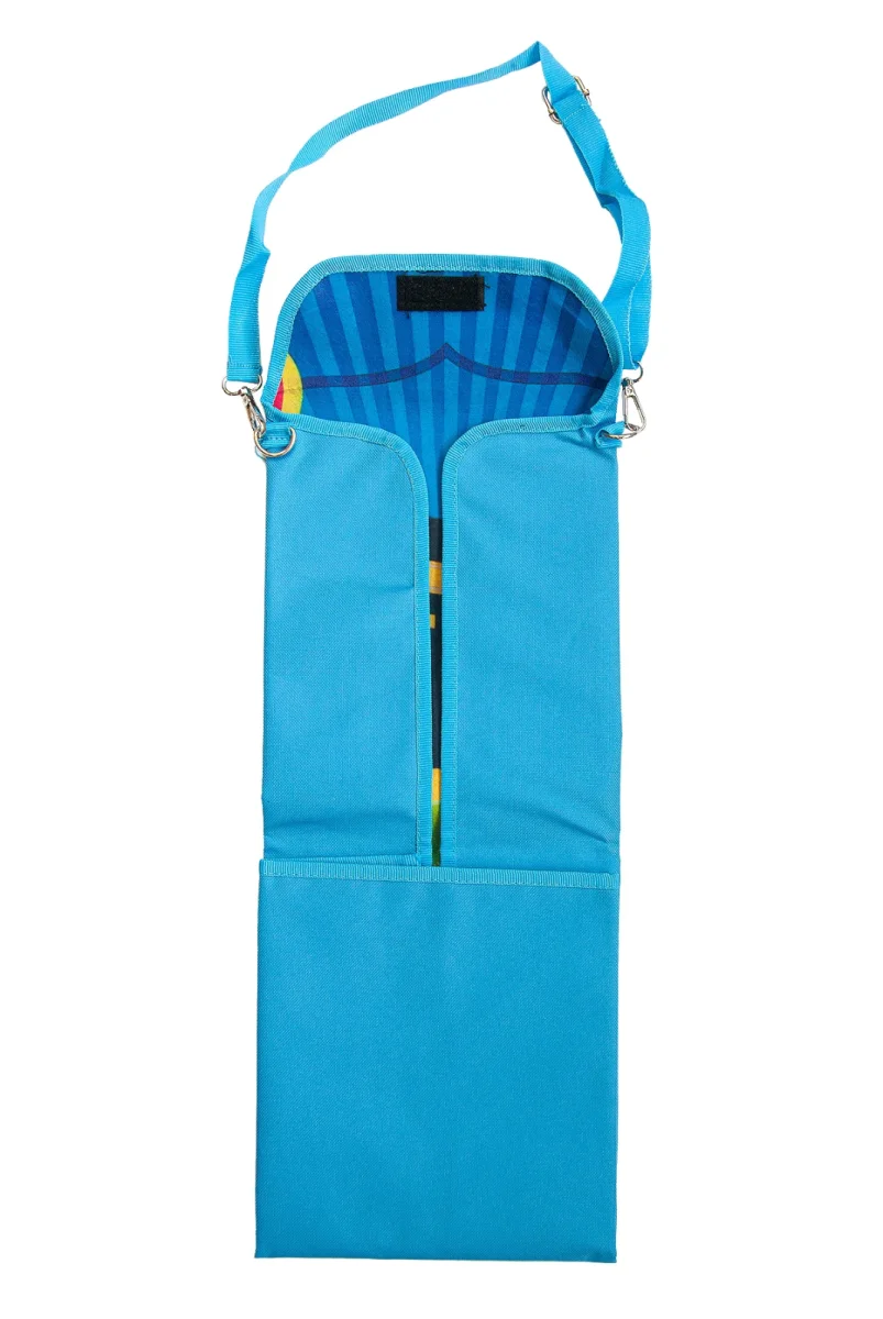 Kendinden Çantalı Erkek Çocuk Seccadesi, Seyyar Askılı - Mavi - 3