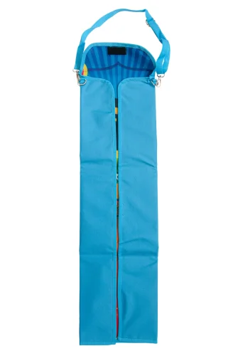 Kendinden Çantalı Erkek Çocuk Seccadesi, Seyyar Askılı - Mavi - 4