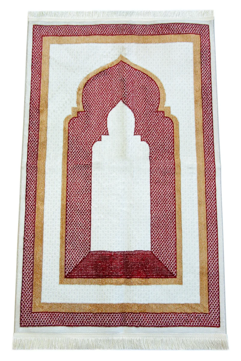 Kervansaray Lüks Dokuma Seccade - Kırmızı - 2