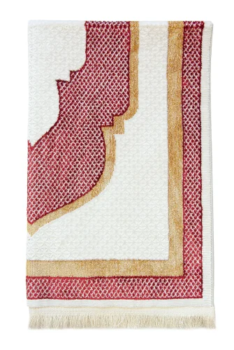 Kervansaray Lüks Dokuma Seccade - Kırmızı - 4