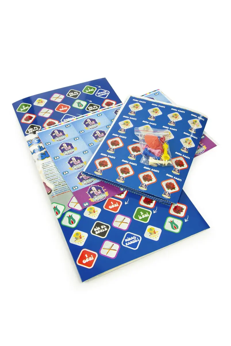 Kıblegah Dini Bilgiler Oyun Seti - Çocuklar İçin Eğitici Aile Kutu Oyunu (5 Yaş+) - 5