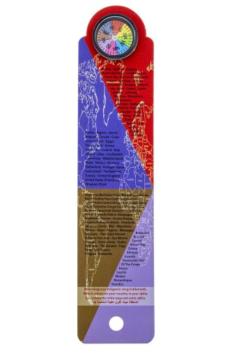 Kıbleyi Gösteren Pusulalı Kitap Ayracı - Bayramdan