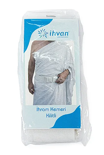 Kilitli İhram Kemeri - Beyaz - 1