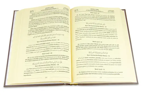 Kırık Manalı ve Soru Edatlı - Kuranı Azim ve Tefsirli Meali Şerifi 4.Cilt - 3