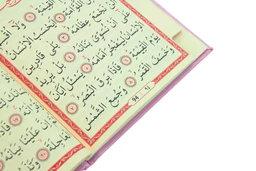 Kişiye Özel İsimli Termo Deri Ciltli Yasin Kitabı - Çanta Boy 128 Sayfa Mevlüt Hediyelik - Pembe - 4