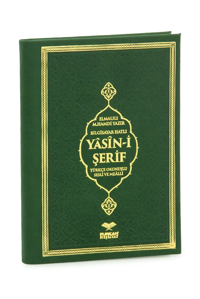 Kişiye Özel İsimli Termo Deri Ciltli Yasin Kitabı - Çanta Boy 128 Sayfa Mevlüt Hediyelik - Yeşil - 2