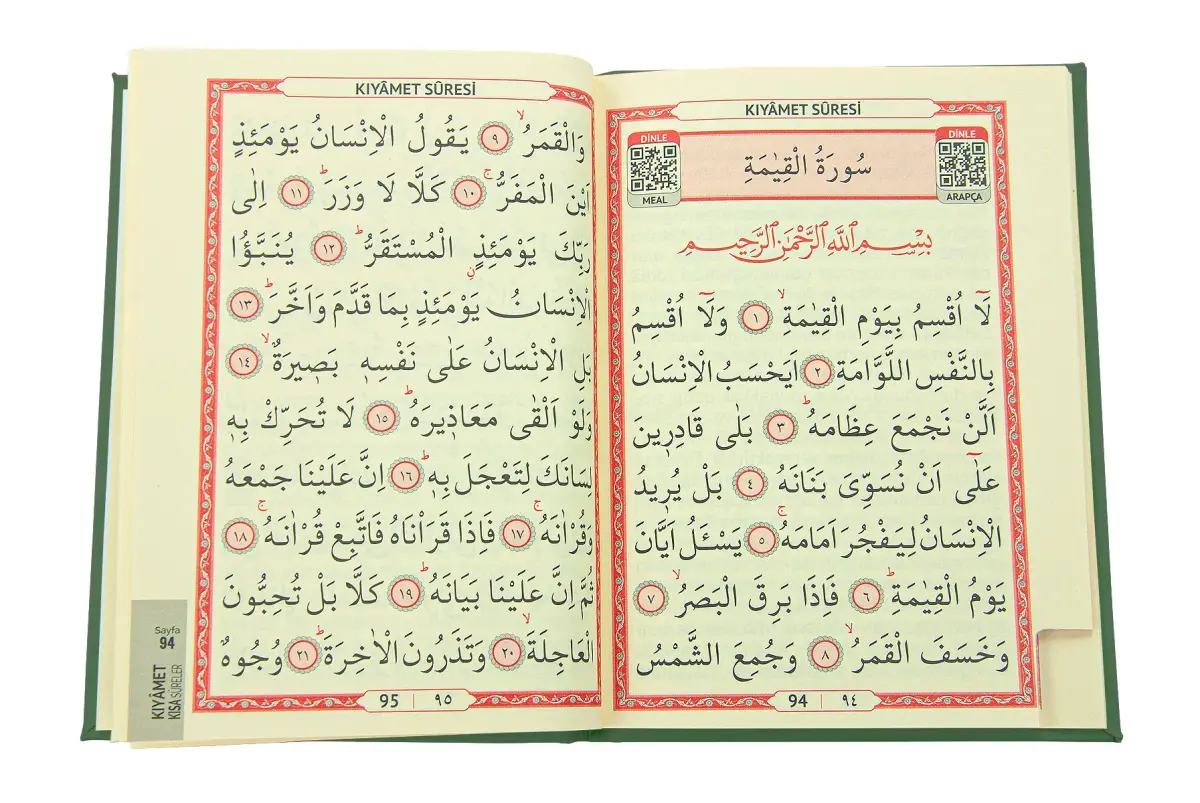 Kişiye Özel İsimli Termo Deri Ciltli Yasin Kitabı - Çanta Boy 128 Sayfa Mevlüt Hediyelik - Yeşil - 3