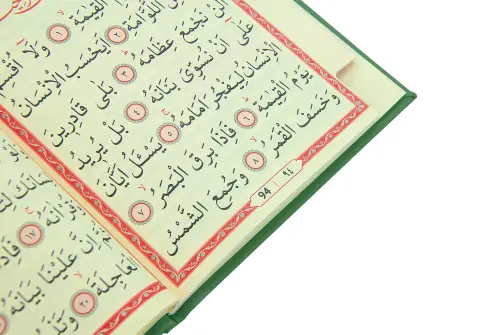 Kişiye Özel İsimli Termo Deri Ciltli Yasin Kitabı - Çanta Boy 128 Sayfa Mevlüt Hediyelik - Yeşil - 4