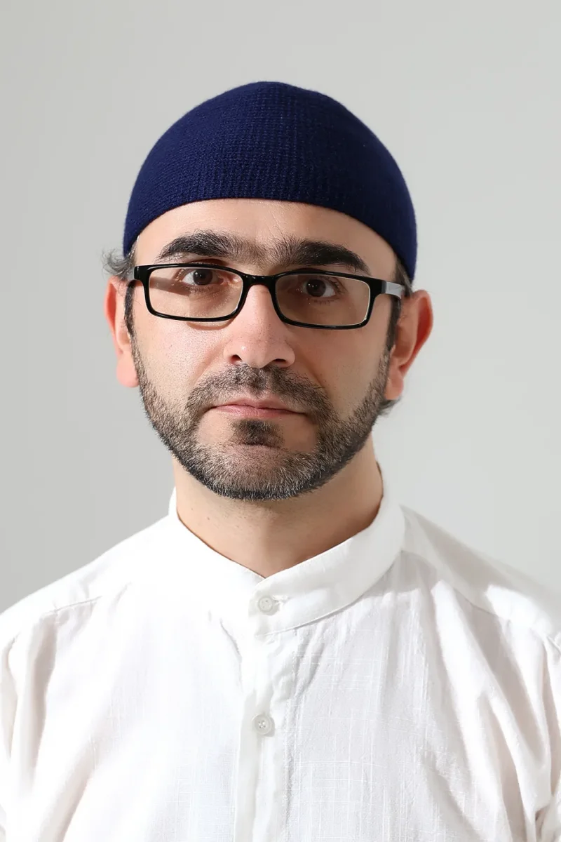 Kışlık Kadife Takke Düz Desen - Lacivert - 2