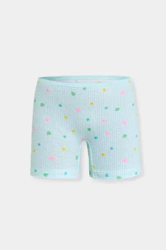 Kız Çocuk 3'lü Boxer - Renkli Pamuklu - Berrak 5655 - 4