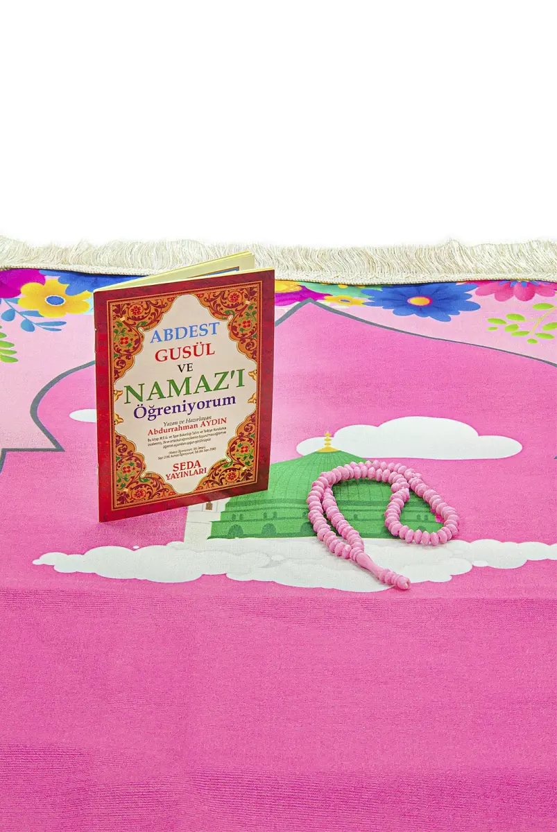Kızımın İbadet Seti - Namaza İlk Adım Set - Pembe - 7