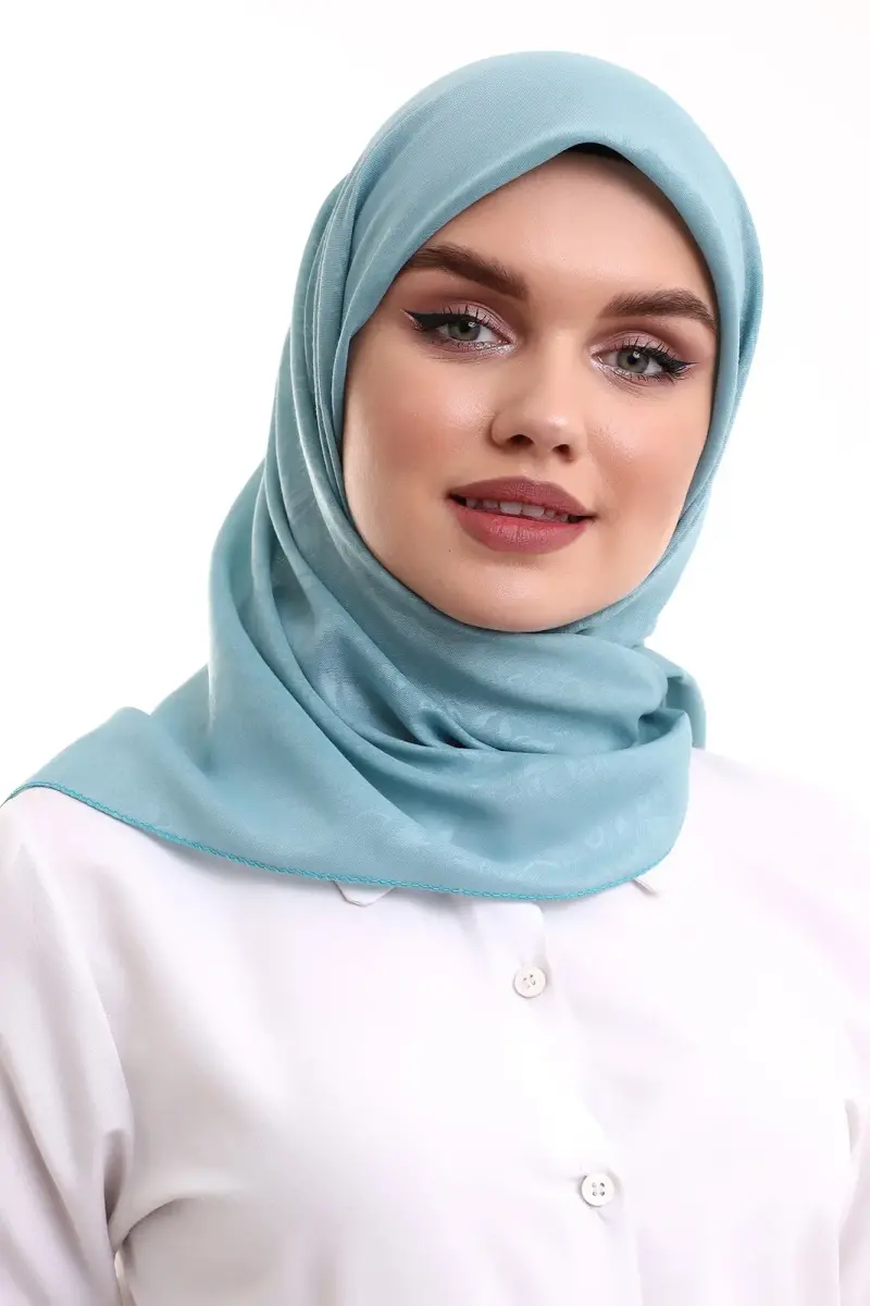 Kofra Patterned Head Cover - Turquoise - 4