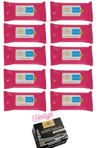 Kokusuz Islak Mendil 10 Adet İhram Sabunu Hediyeli - 1