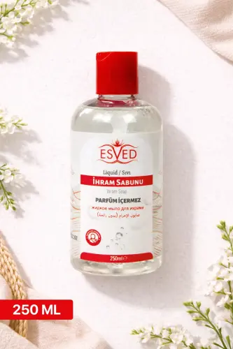 Kokusuz Sıvı İhram Sabunu 250 ml – Parfüm İçermez Hac ve Umre İçin - 1