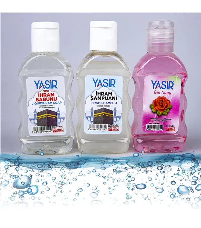 Kokusuz Sıvı İhram Sabunu - Kokusuz İhram Şampuanı - Gül Suyu - 2