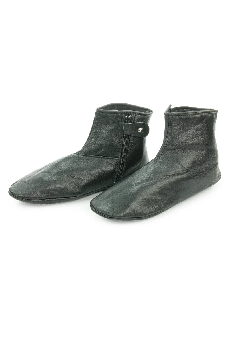 Koyun Derisi Tek Tarafı Lastikli Mest - İçi Miflonlu Rahat Kullanım - 1