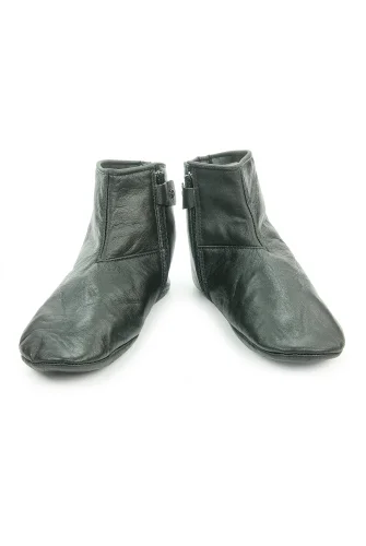 Koyun Derisi Tek Tarafı Lastikli Mest - İçi Miflonlu Rahat Kullanım - 3