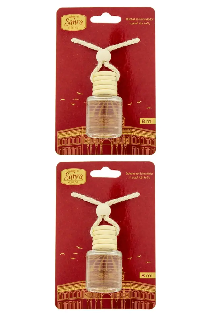 Kubbetüs Sahra Kokusu 8 Ml Araba Kokusu Cam Şişe 2 Adet - 1