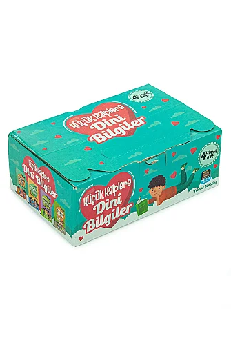 Küçük Kalplere Dini Bilgiler Seti 4 Kitap - Çocuklar İçin Dua, İlmihal, Hadis, Siyer Eğitici Kitap Seti - 3