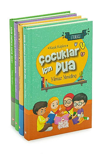 Küçük Kalplere Dini Bilgiler Seti 4 Kitap - Çocuklar İçin Dua, İlmihal, Hadis, Siyer Eğitici Kitap Seti - 6