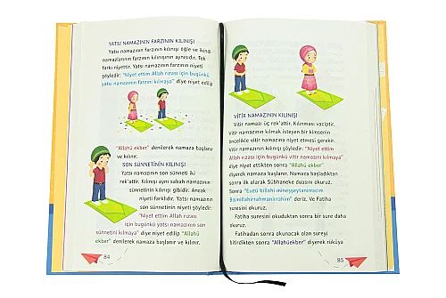 Küçük Kalplere Dini Bilgiler Seti 4 Kitap - Çocuklar İçin Dua, İlmihal, Hadis, Siyer Eğitici Kitap Seti - 7