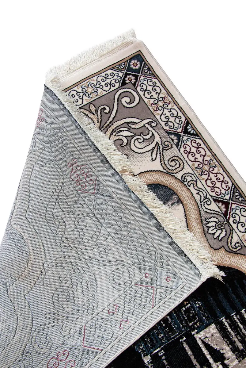 Kudüs Desenli Lüks Halı Tipi Dokuma Seccade - 2