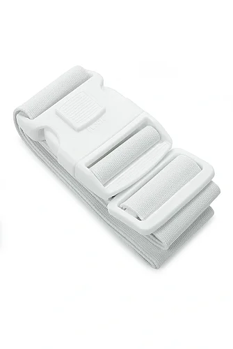 Beyaz İhram Kemeri – Ayarlanabilir Hac Umre Bel Kemeri Güvenli Kilitli - 3