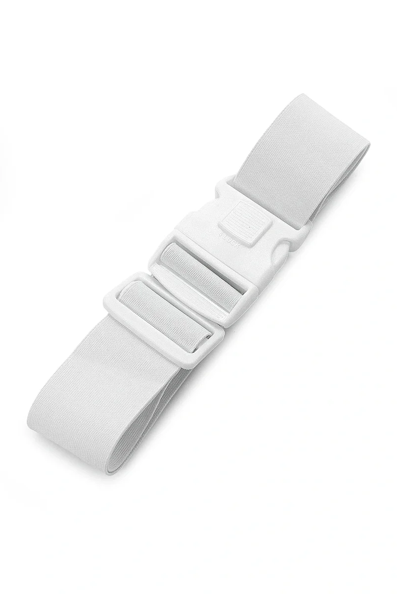 Beyaz İhram Kemeri – Ayarlanabilir Hac Umre Bel Kemeri Güvenli Kilitli - 4