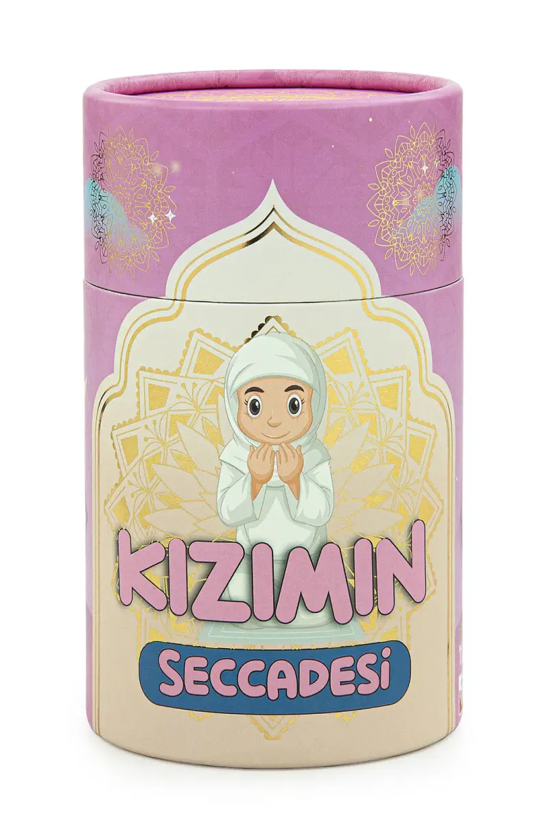 Kumbaralı Kızımın Çocuk Seccadesi - Cami Resimli - Tesbih Hediyeli - 8