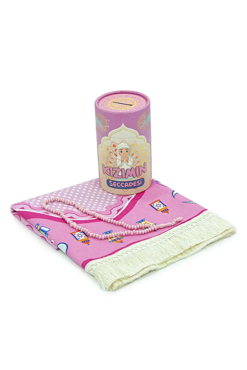 Kumbaralı Kızımın Çocuk Seccadesi - Tesbih Hediyeli - 2