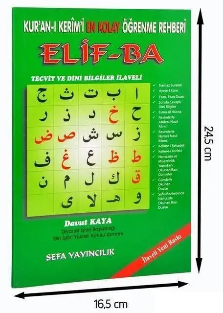 Kuran-ı Kerimi En Kolay Öğrenme Rehberi Elif-Ba-1670 - 2