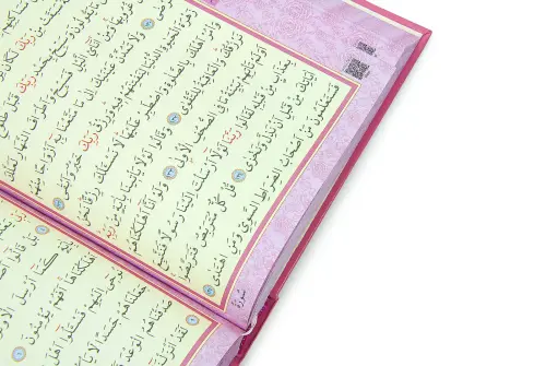 Kuran Kursları İçin Çocuk Çantalı Kuranı Kerim Tesbih İsimli Seccade Seti Pembe - 8