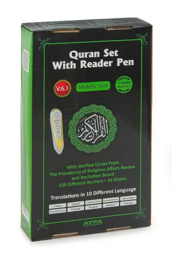 Kuran Okuyan Kalem Seti Orta Boy Diyanet Onaylı - 3