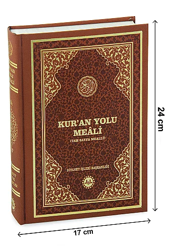Kuran Yolu - Diyanet Tefsirli Türkçe Mealli Kuranı Kerim Ciltli - Orta Boy - 5