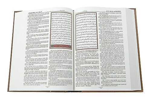 Kuranı Azim - Tefsirli Türkçe Mealli Kuranı Kerim Ciltli - Orta Boy - 5
