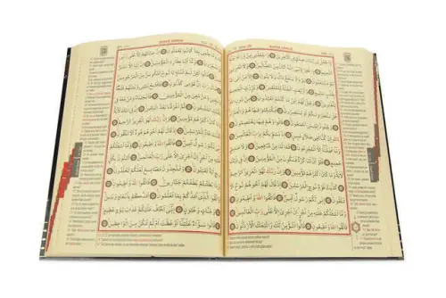 Kuranı Kerim Meali - Bilgisayar Hatlı - Rahle Boy - Kabe Desenli - Haktan Yayınları - Bilgisayar Hatlı - Haktan Yayın Dağıtım (1)