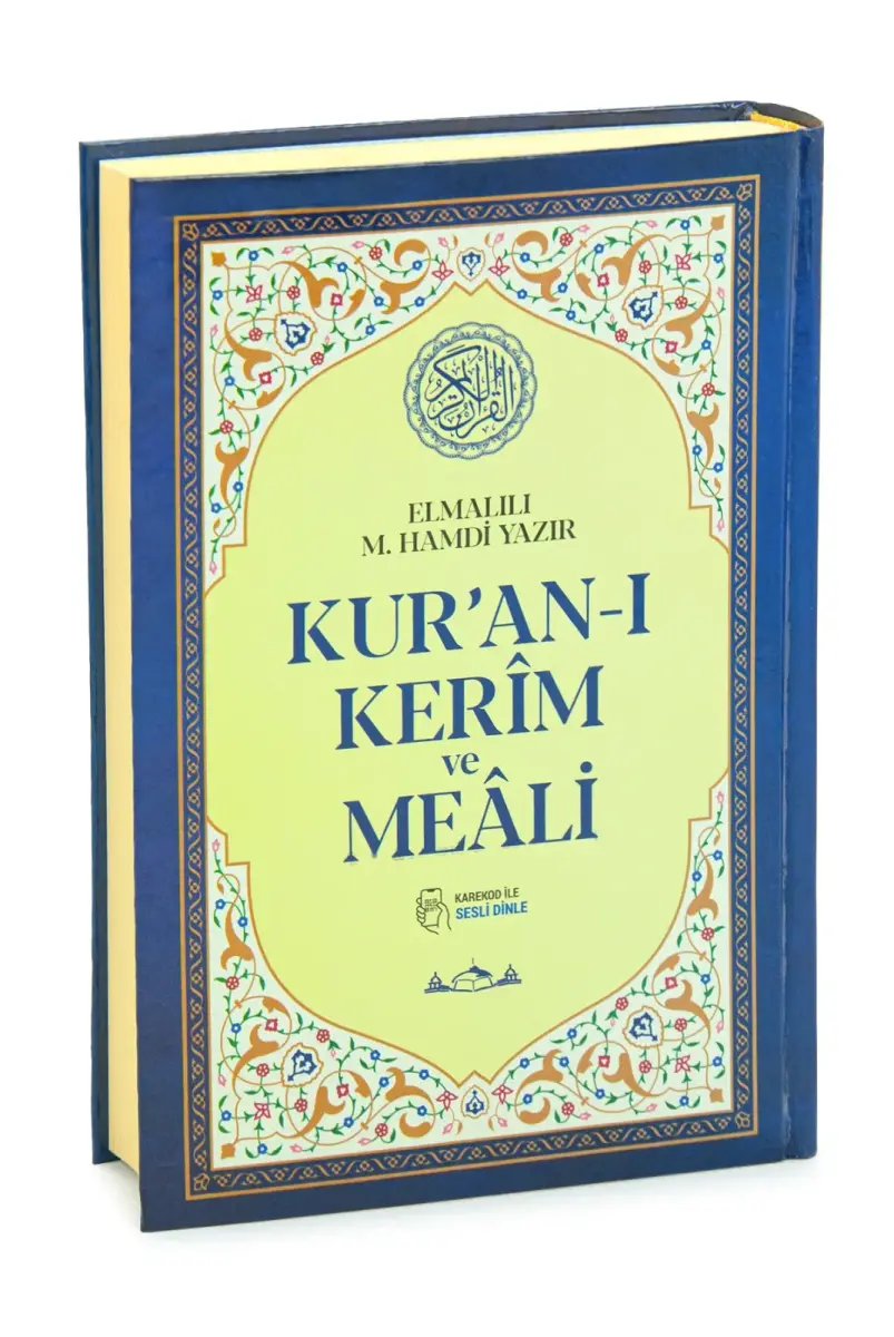 Kuranı Kerim Türkçe Mealli Orta Boy Lacivert - QR Kodlu, Sesli Dinleme - 1