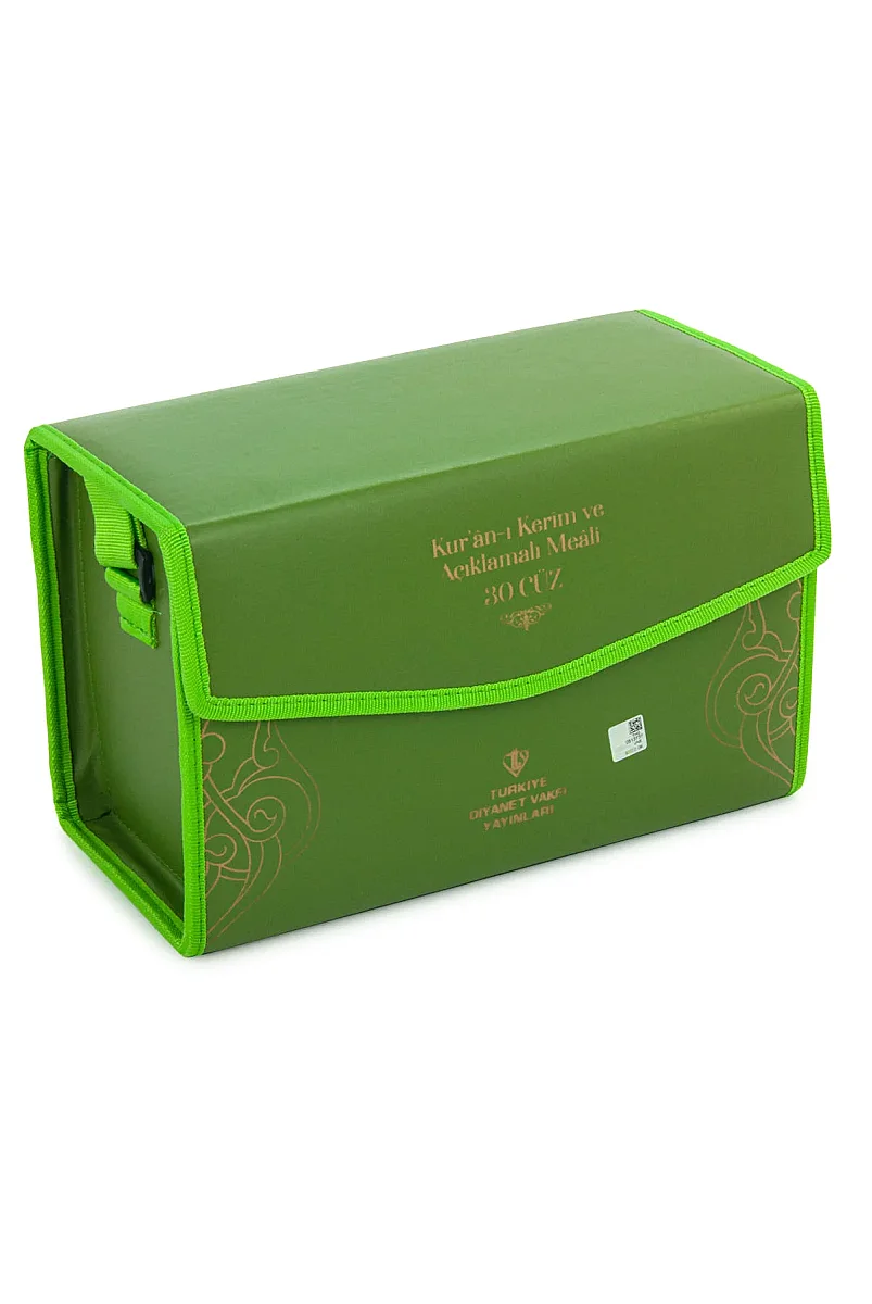 Kuranı Kerim ve Açıklamalı Meali 30 Cüz Set – Diyanet Yayınları Kutulu - Orta Boy -Yeşil - 2