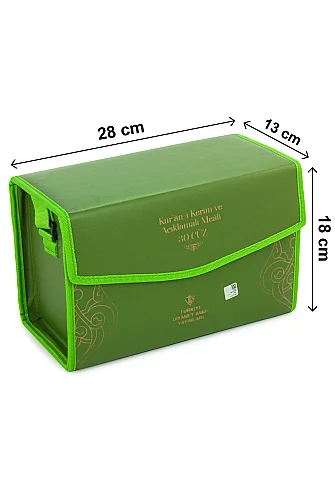 Kuranı Kerim ve Açıklamalı Meali 30 Cüz Set – Diyanet Yayınları Kutulu - Orta Boy -Yeşil - 6