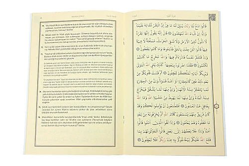 Kuranı Kerim ve Açıklamalı Meali 30 Cüz Set – Diyanet Yayınları Kutulu - Rahle Boy - Lacivert - 5