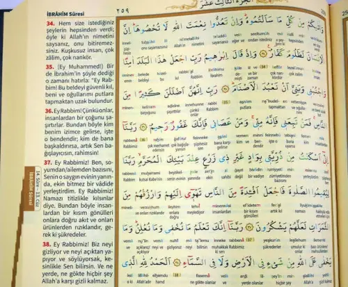 Kuranı Kerim ve Meali - Mealli Kuran - 5 Özellikli - Rahle Boy - Ayfa Basın Yayın Dağıtım - 4