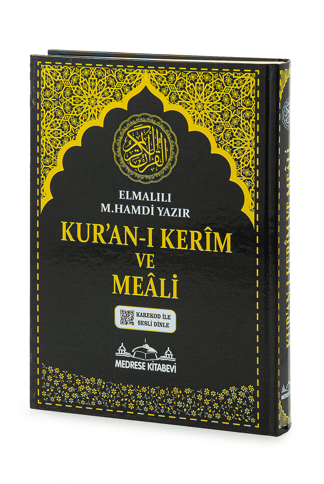 Kuranı Kerim Ve Yüce Meali - Arapça Ve Meal - Cami Boy - Siyah Renk - Medrese Kitabevi