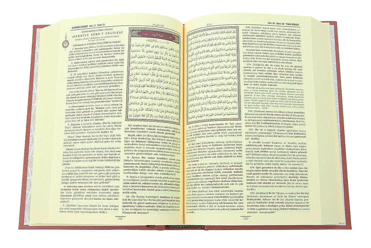 Kuranı Mecid - Tefsirli Türkçe Mealli Kuranı Kerim Ciltli - Orta Boy - 4