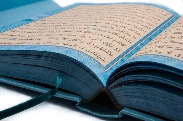 Kuran Karim - Plain Arabic - Cami Boy - Audio - Blue Color - Computer Lined - 4