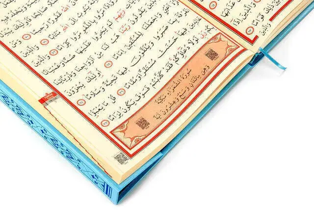 Kuran Karim - Plain Arabic - Cami Boy - Audio - Blue Color - Computer Lined - 3